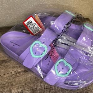Stoney Clover Lane x Target Purple Slide Sandals Size 10